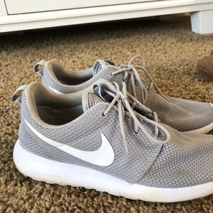 Gray Nike Roche Runs